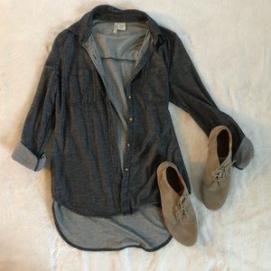 Loose Flow Button Up